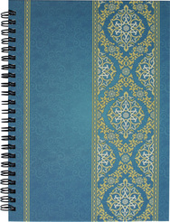 RNK Notizbuch mit Register A-Z "Blue Orient", DIN A5, 48 Blatt