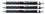 rotring Kugelschreiber Tikky Redesign M schwarz 0,35 / 0,5 / 0,7 mm 3er Pouch