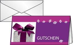 Sigel Gutschein-Karten (inkl. transparente Umschläge)