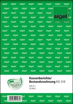 Sigel Kassenberichte / Bestandsrechnung