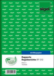 Sigel Rapporte / Regieberichte