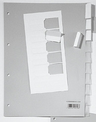 Soennecken Blanko-Register mit Fenstertaben