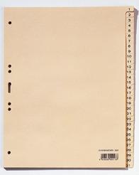 Soennecken Zahlenregister aus Tauenpapier