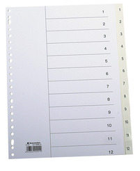 Soennecken Zahlenregister mit Registerdeckblatt