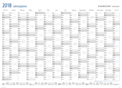 STAEDTLER® Lumocolor® Jahrsplaner Wandkalender