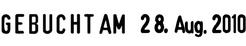 trodat® Selbstfärbender Wortbandstempel mit Datum Printy 4817