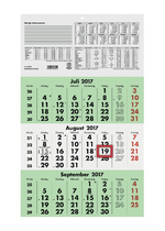 ZETTLER Dreimonatskalender 956 Recycling