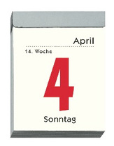 ZETTLER Tagesabreißkalender im Hochformat